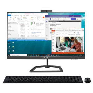 Acer Aspire C24 All In One Desktop Intel Core I5-1035G1 (8GB/ 512GB SSD/ Win 11/ MSO 2021/ 23.8 Inch/ Full HD Camera/ Wireless Keyboard & Mouse)