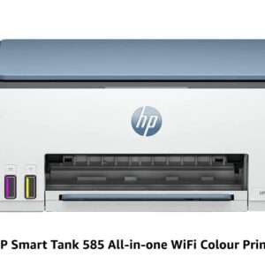 HP Smart Tank 585 All-In-One Multi-Function WiFi Color Inkjet Printer (Grey White, Ink Bottle)
